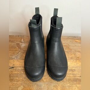 Merry People Bobbi Black Rain Boot Women Size 8